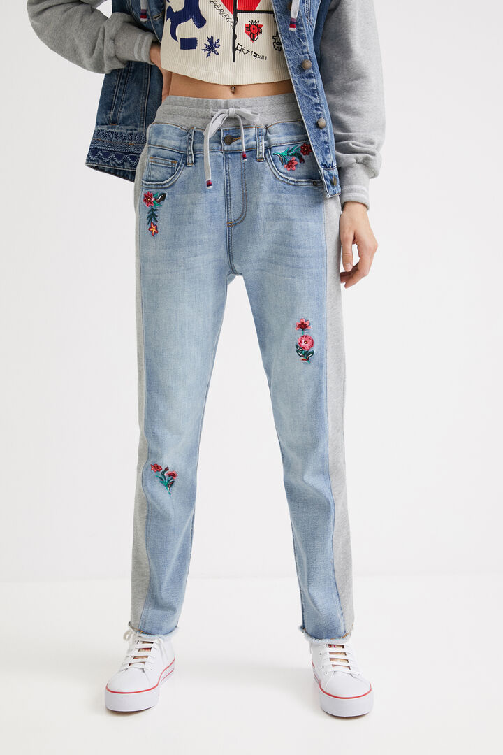 Vaquero jogger floral | Desigual