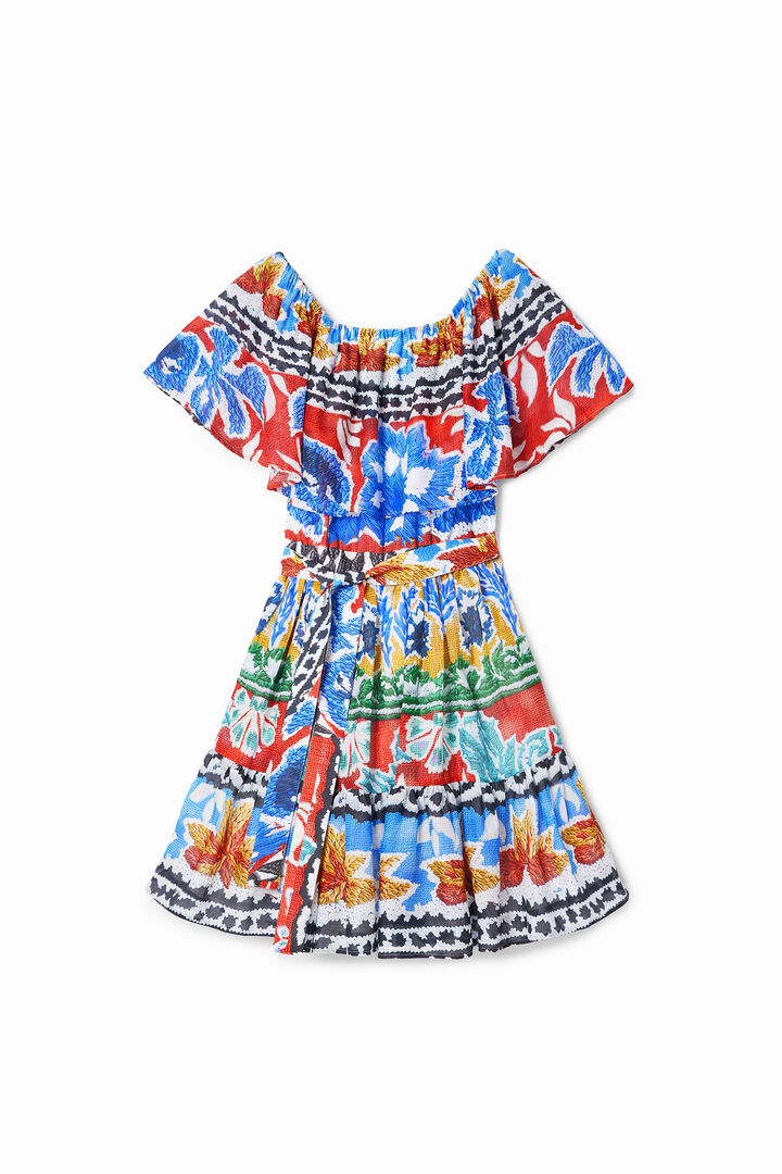 Stella Jean エスニックショートワンピース | Desigual