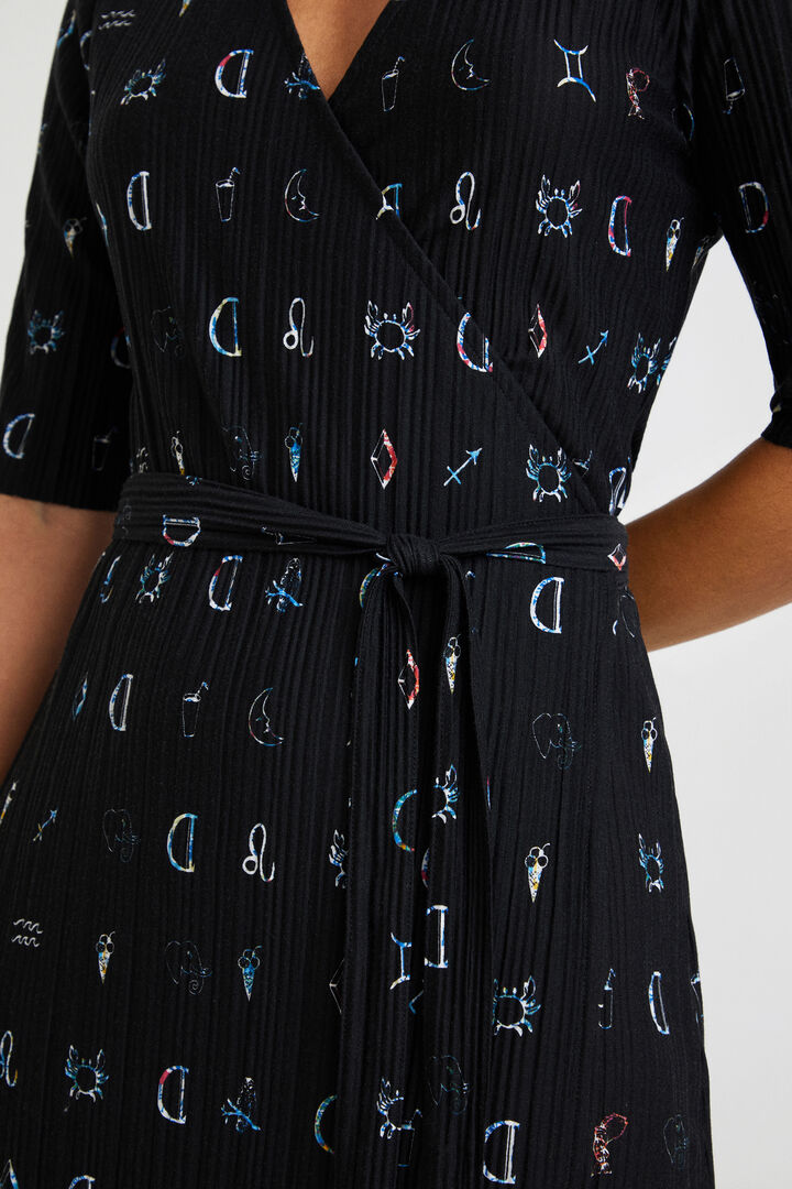 Pleated short dress | Desigual