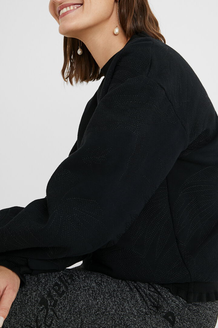 Sweatshirt de felpa bordados | Desigual