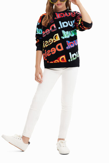 Sweatshirt logótipos 3D | Desigual
