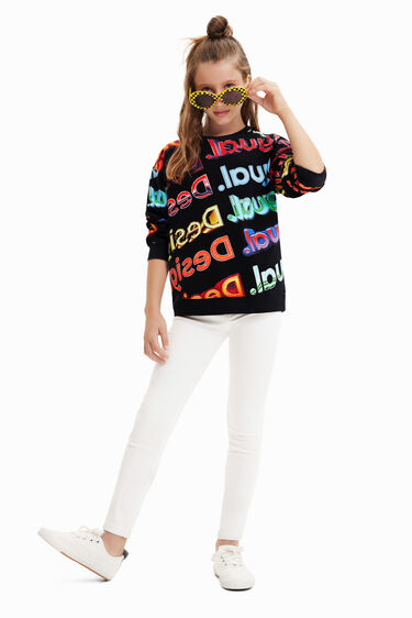 Sweatshirt logótipos 3D | Desigual