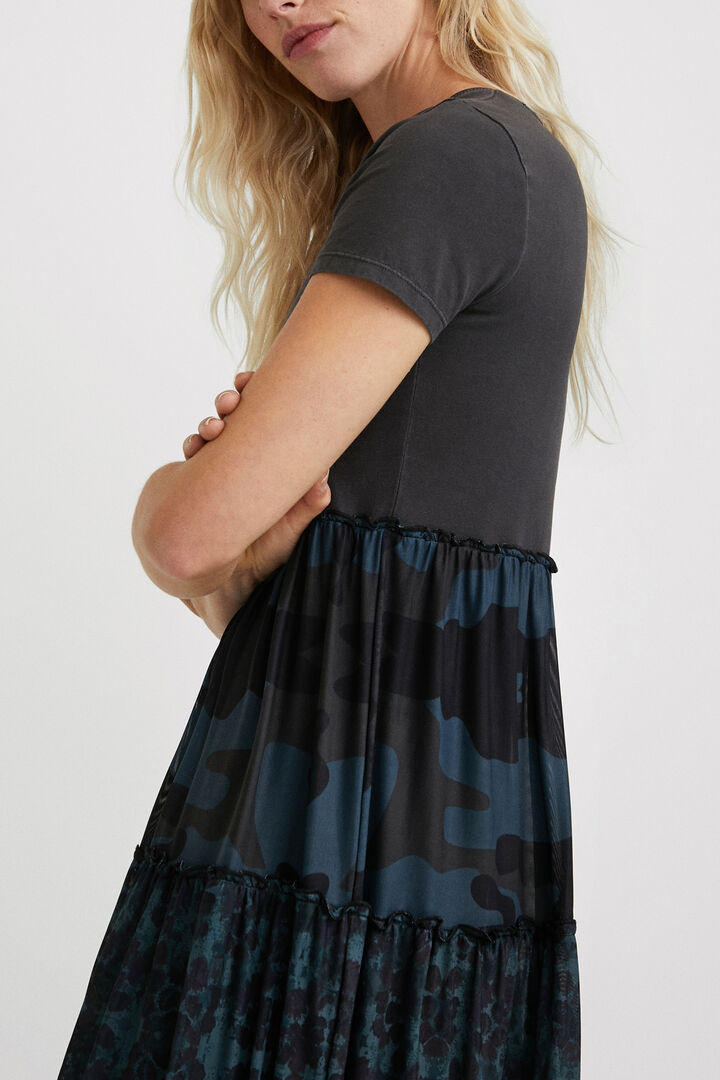 Robe midi volants | Desigual