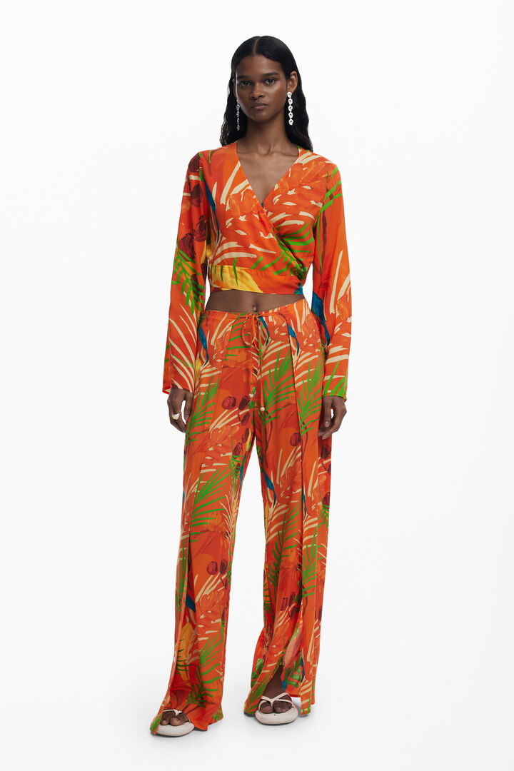 Top cruzado tropical | Desigual