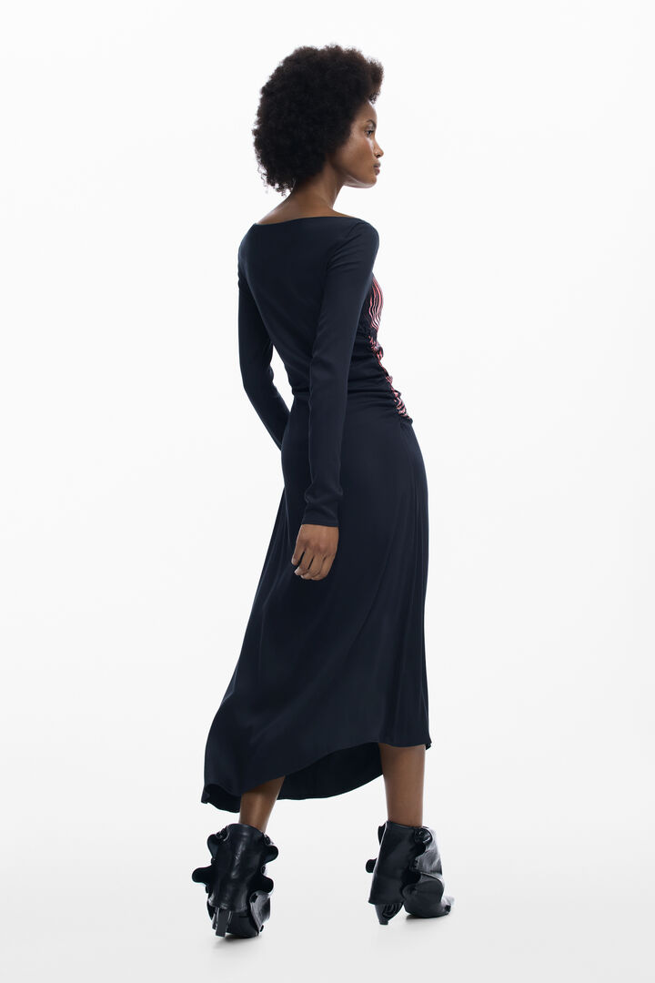 Pixelated midi dress | Desigual