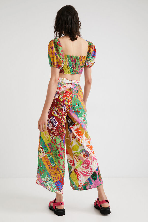 M. Christian Lacroix trousers with slits | Desigual