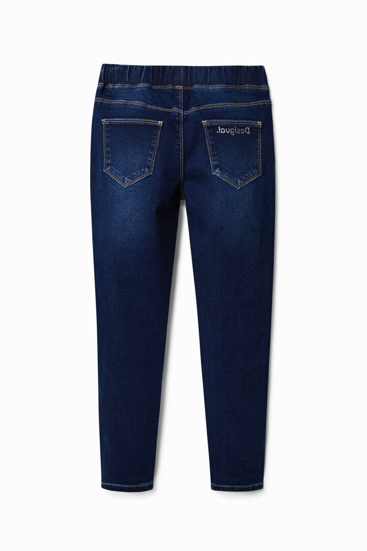Slim jeggings with designs | Desigual