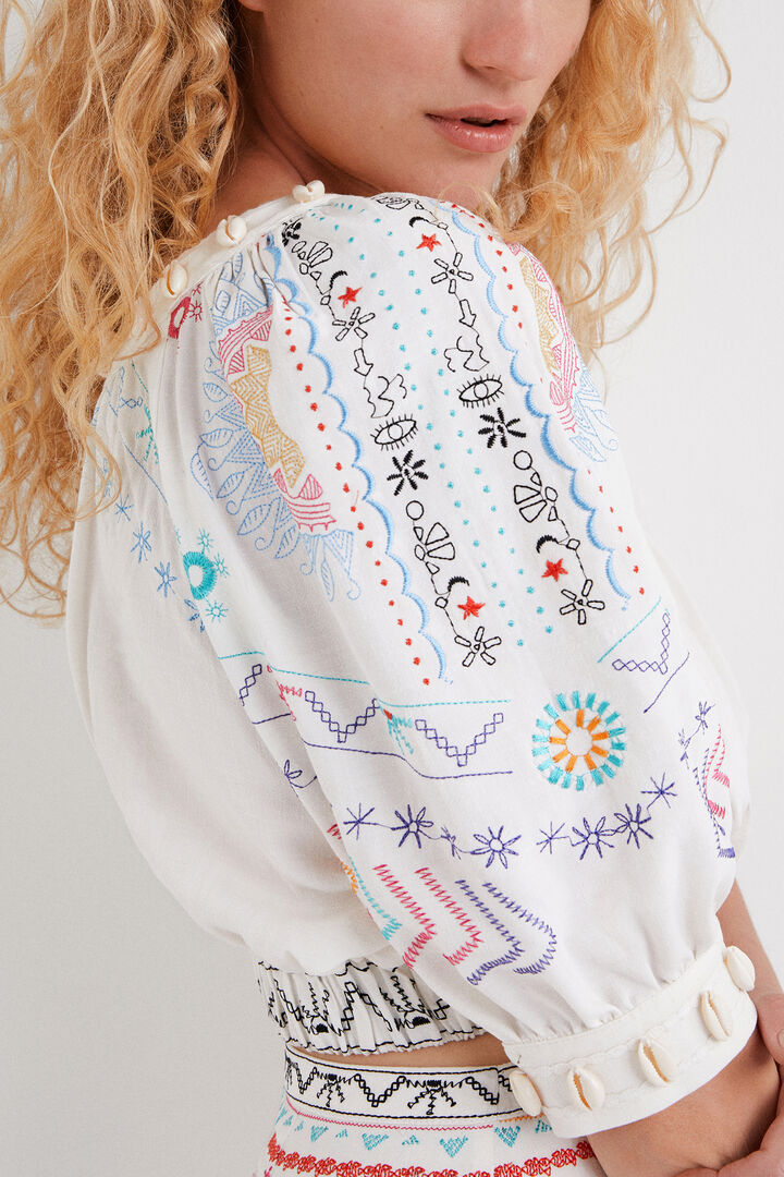 Cropped blouse | Desigual
