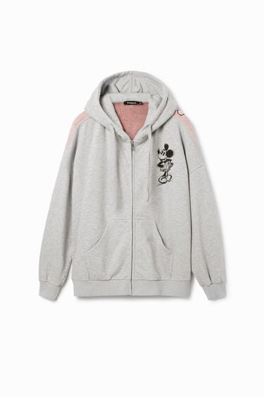 Oversize jacquard Mickey Mouse hoodie | Desigual