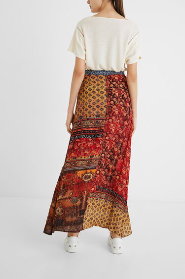 Long floral skirt | Desigual.com