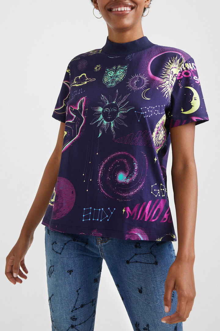 Camiseta astrología 100% algodón | Desigual