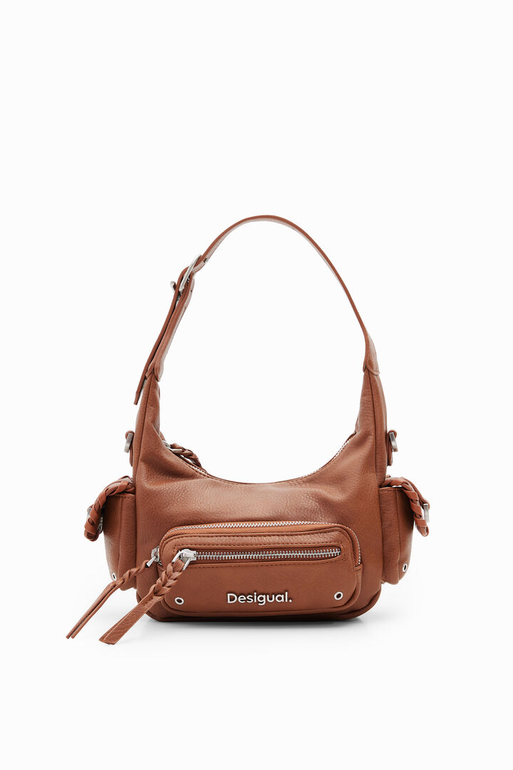 S pockets shoulder bag