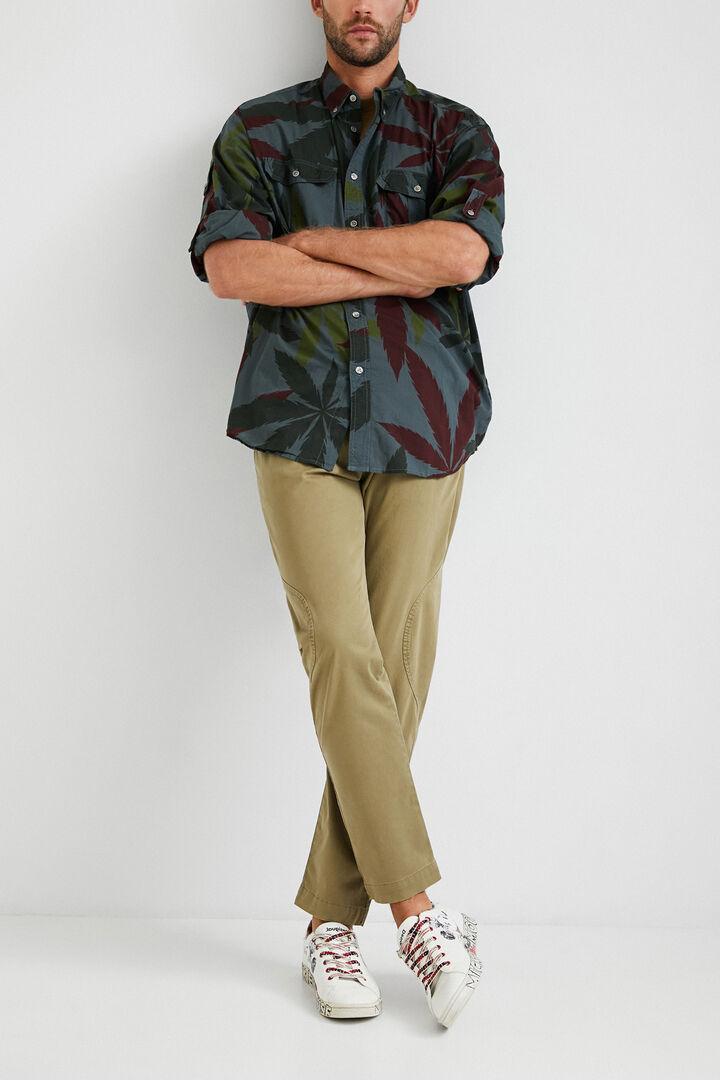 Printed cotton shirt | Desigual