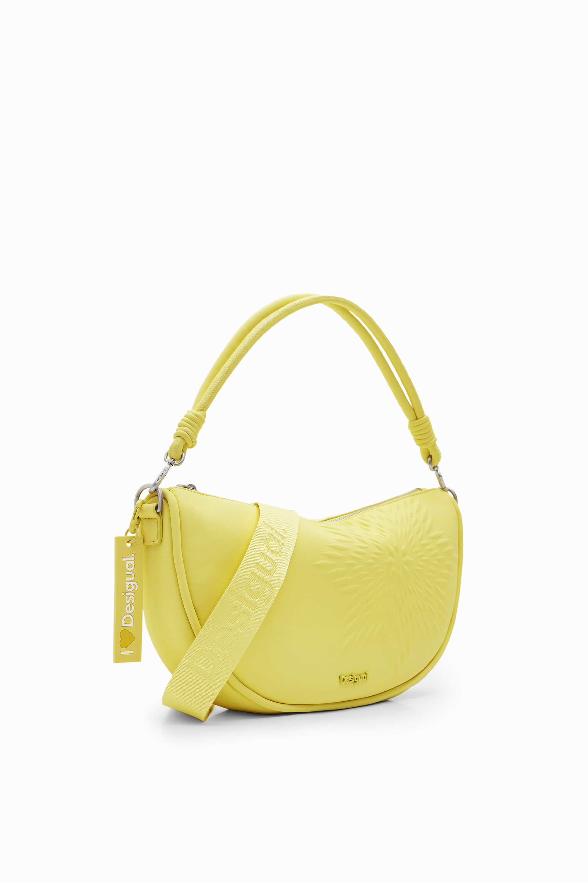 Desigual M Oval Star Bag In Yellow