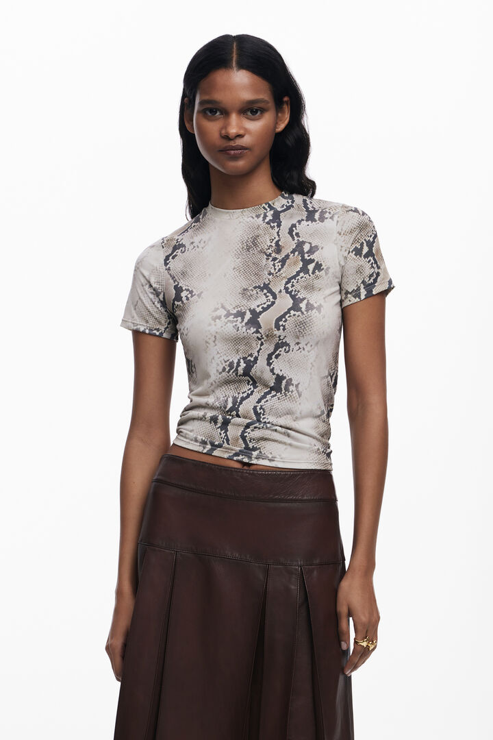 Animal print T-shirt