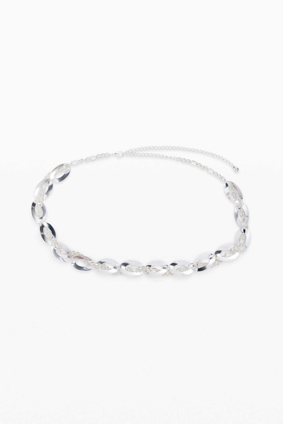 DESIGUAL COMBINED CHAIN BELT Desigual BELT - ZALIO FLORAL BELT . - Belt - gray/grey  main image 4