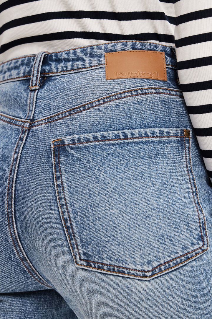 Straight cropped jeans | Desigual