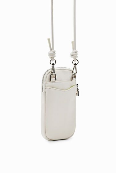 Leather-effect wallet smartphone holder | Desigual