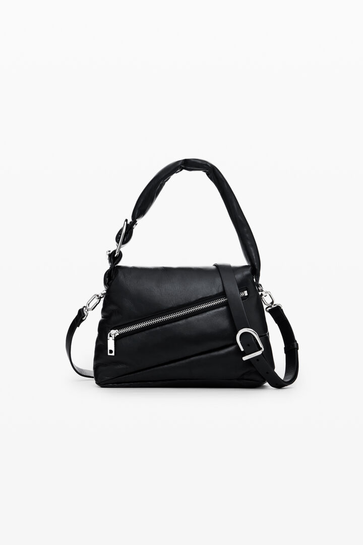 Bolso acolchado 100% piel pequeño | Desigual