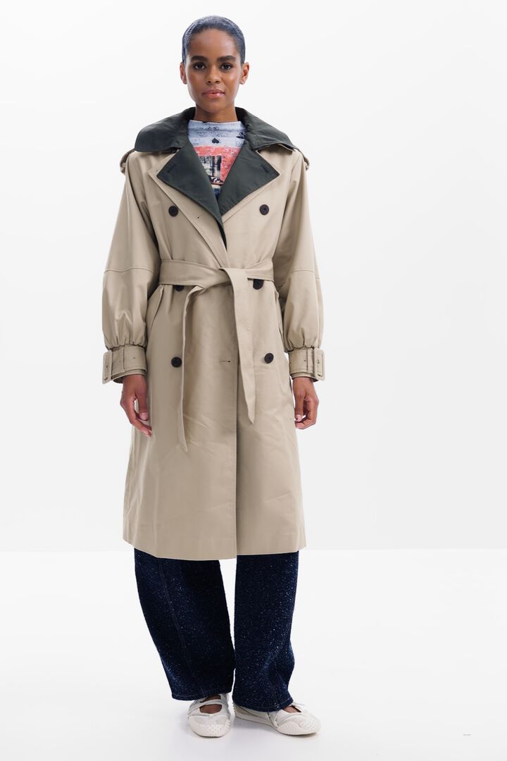 Double-lapel trench coat | Desigual