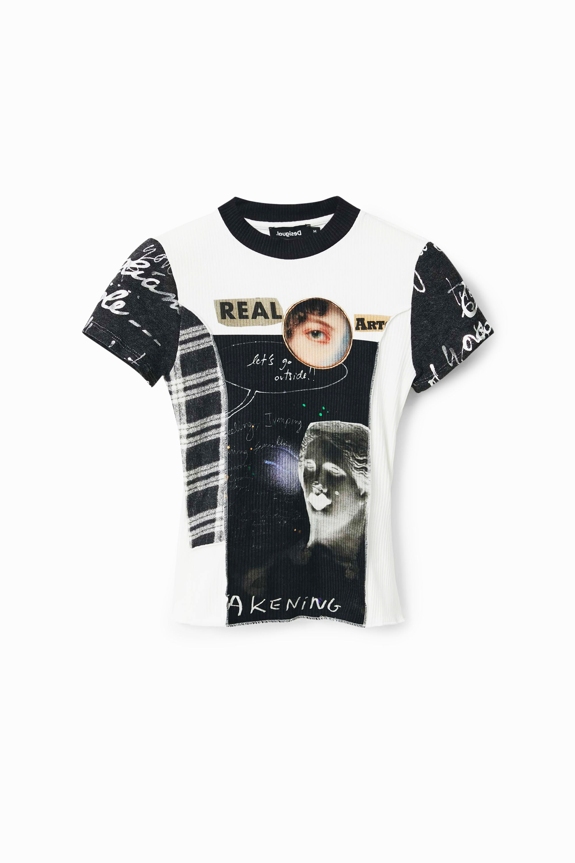 Digital patchwork T-shirt