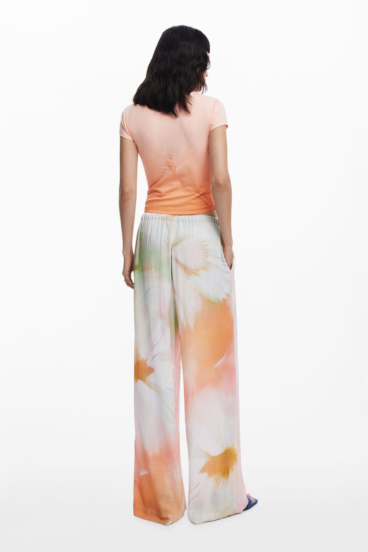 Short-sleeve T-shirt with opening | Desigual