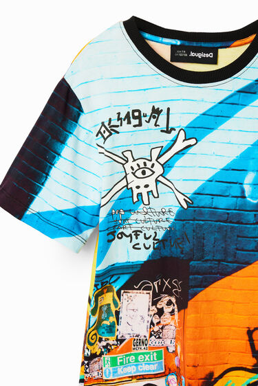 Fotografikus graffiti póló | Desigual