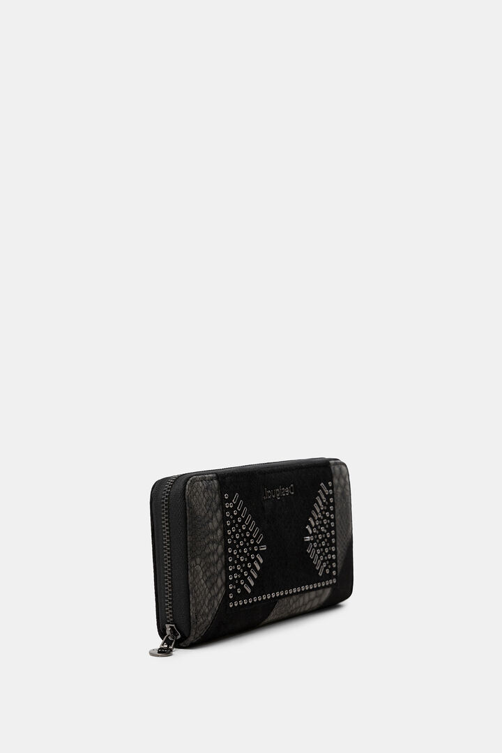 Reptile effect wallet studs | Desigual