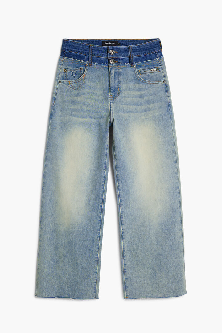 Jeans a doppia vita bicolore | Desigual