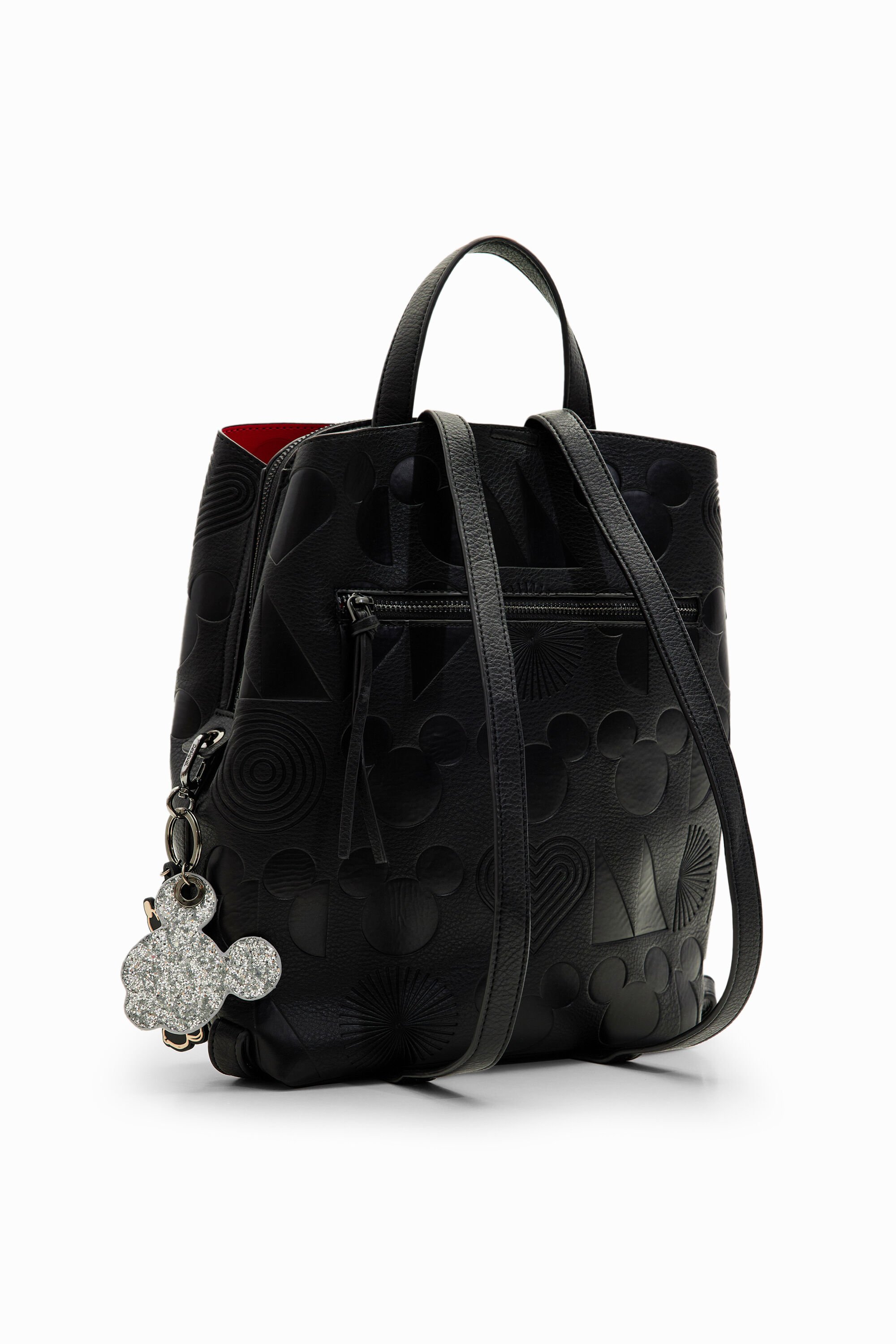 Shop Desigual M Mickey Mouse Backpack In Black
