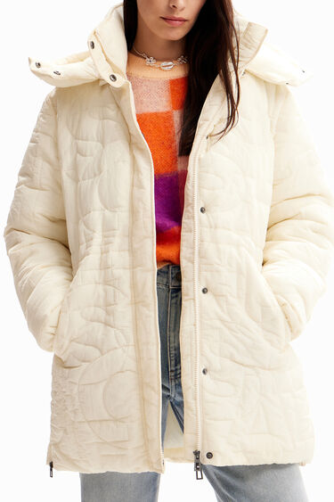 Abric encoixinat cremalleres | Desigual
