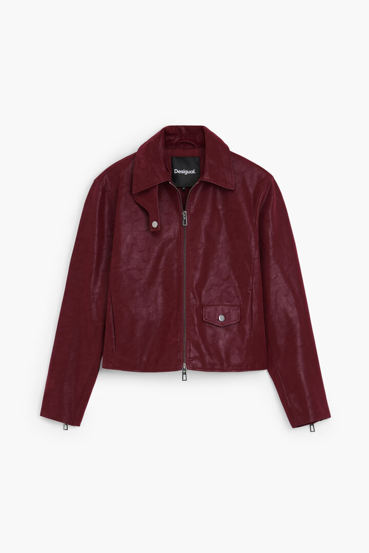 Giacca effetto pelle lucida | Desigual
