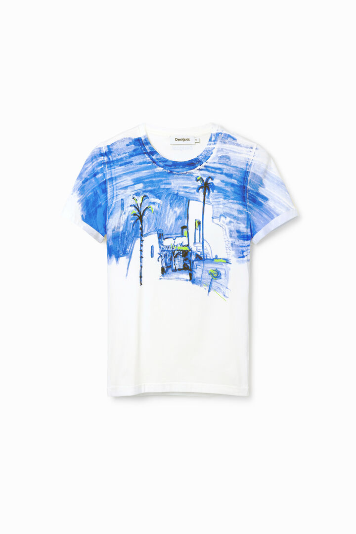 Mediterranean landscape T-shirt | Desigual