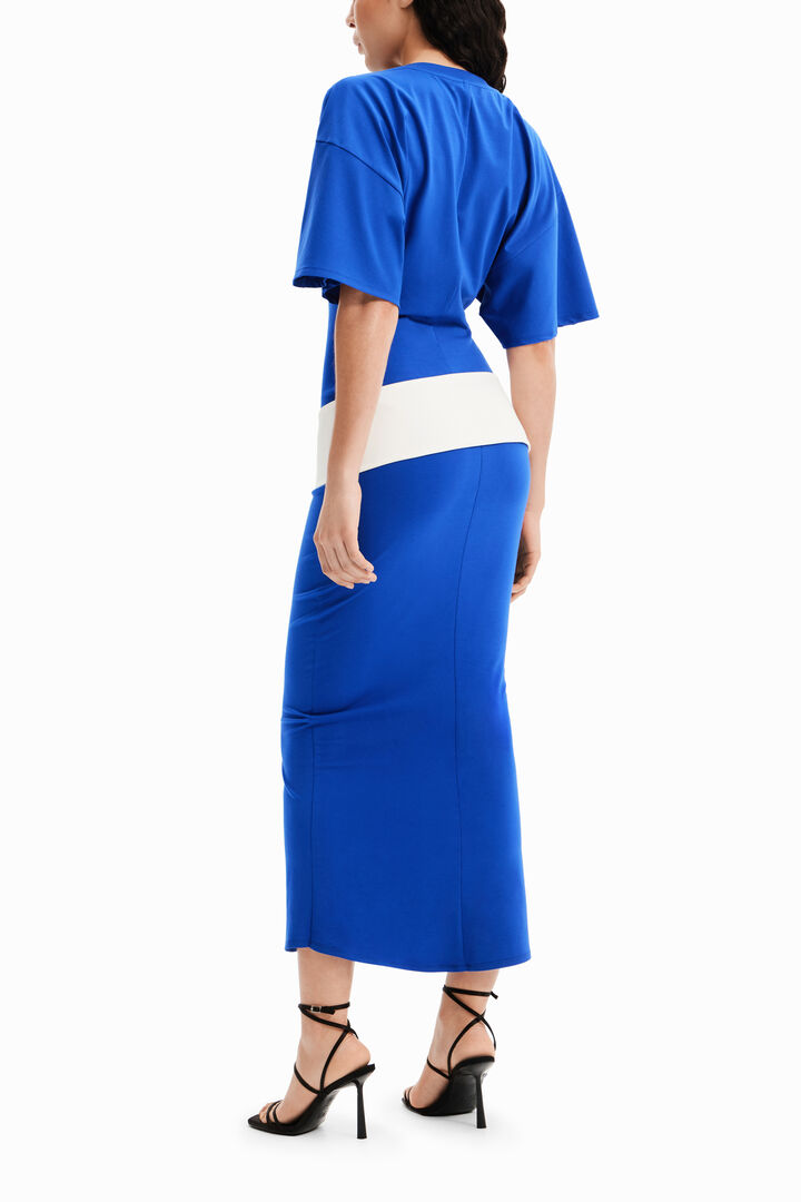 Nathy Peluso belt dress | Desigual