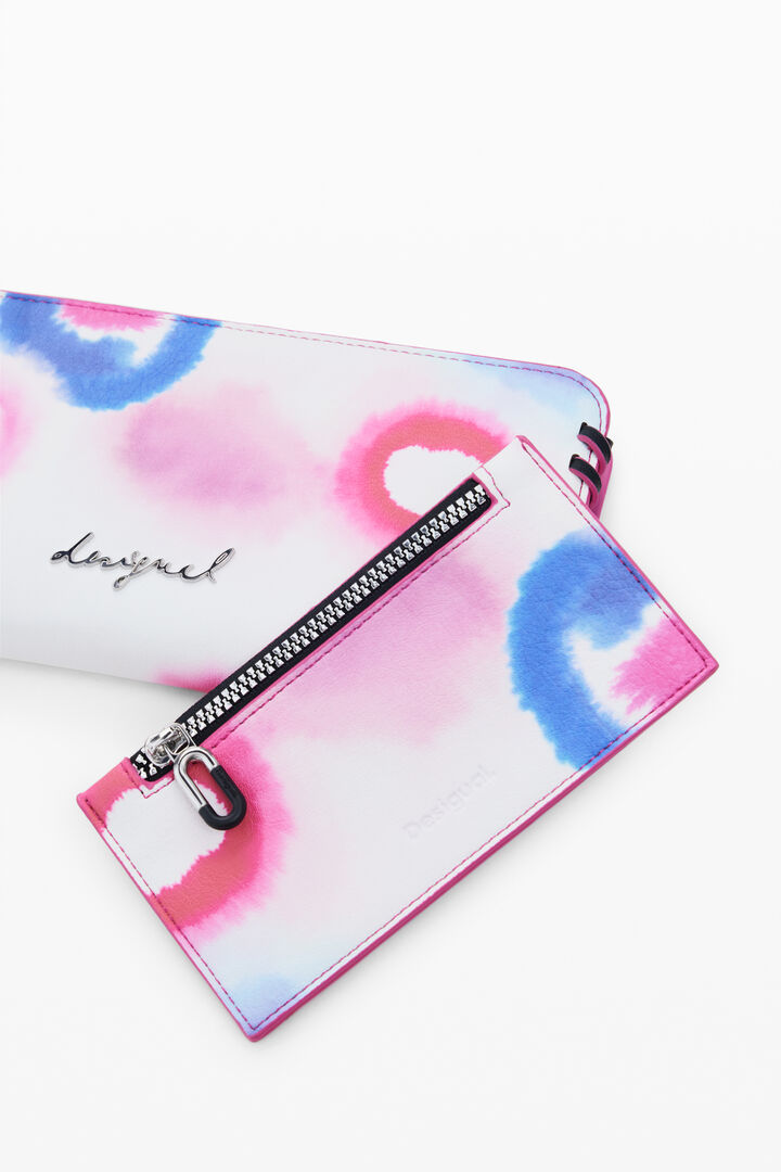 Medium detachable Tie-Dye wallet | Desigual