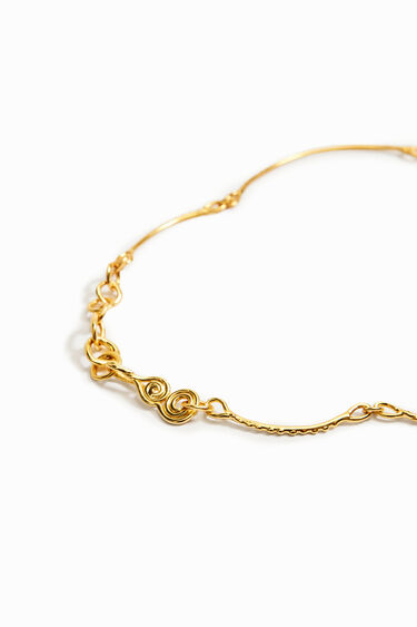 Choker concha baño oro Zalio | Desigual