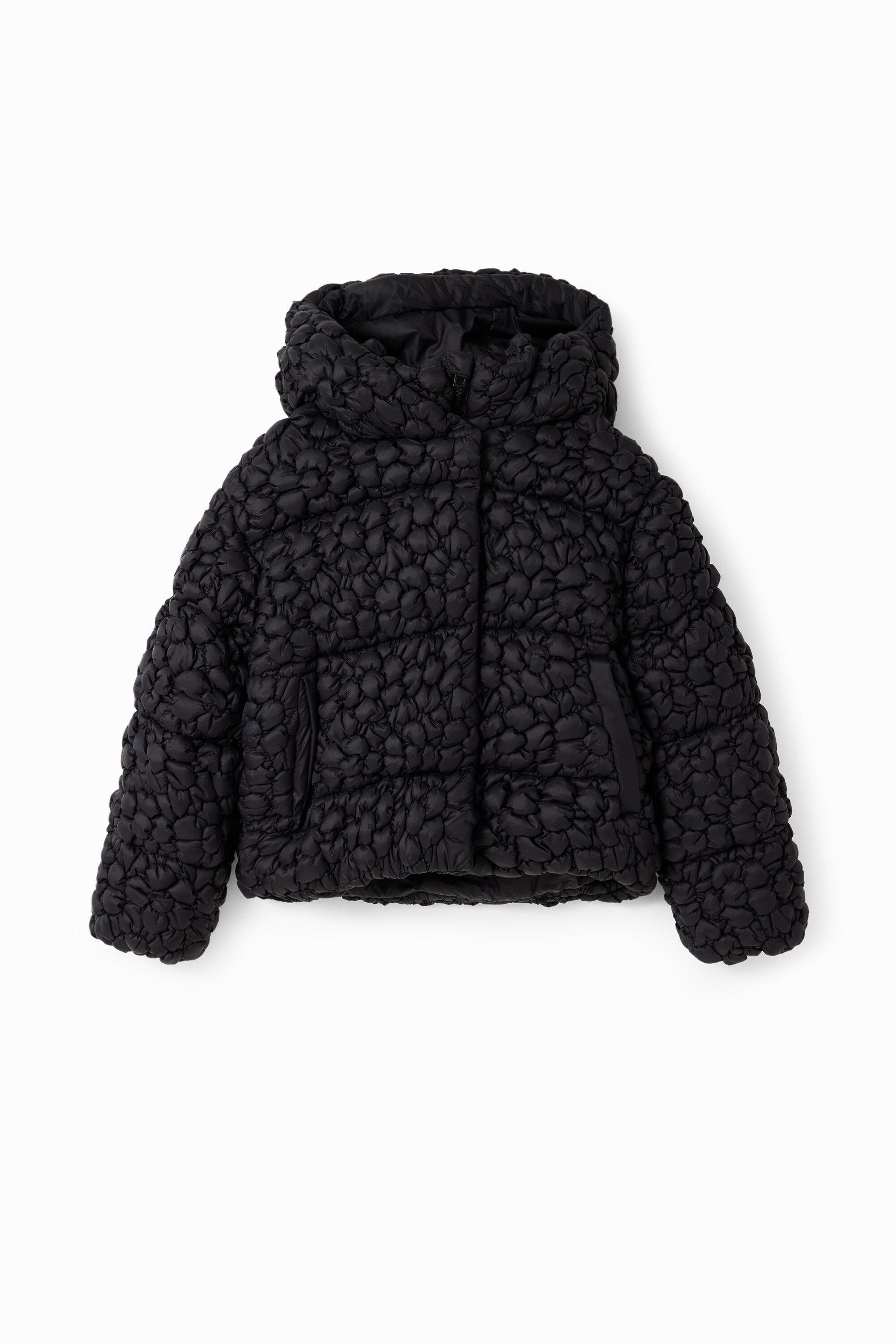 Chaqueta acolchada textura