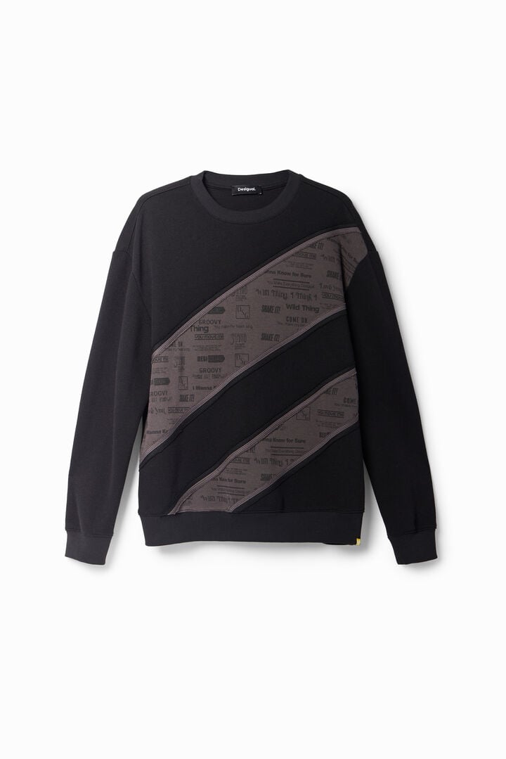 Sweat-shirt patchwork messages | Desigual