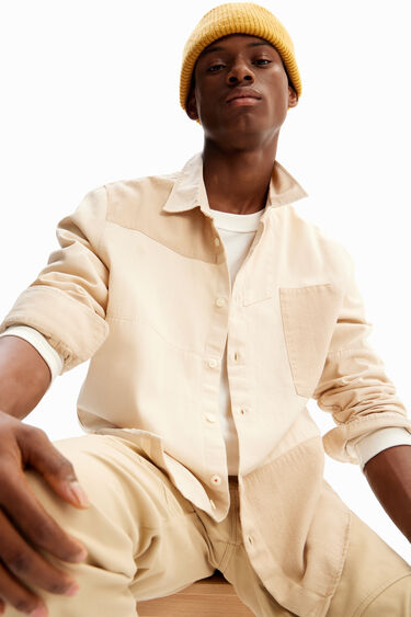 Camisa sarga patch | Desigual