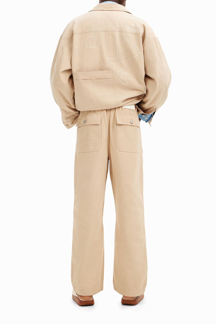 Dlh&eacute; nohavice s vreckami | Desigual