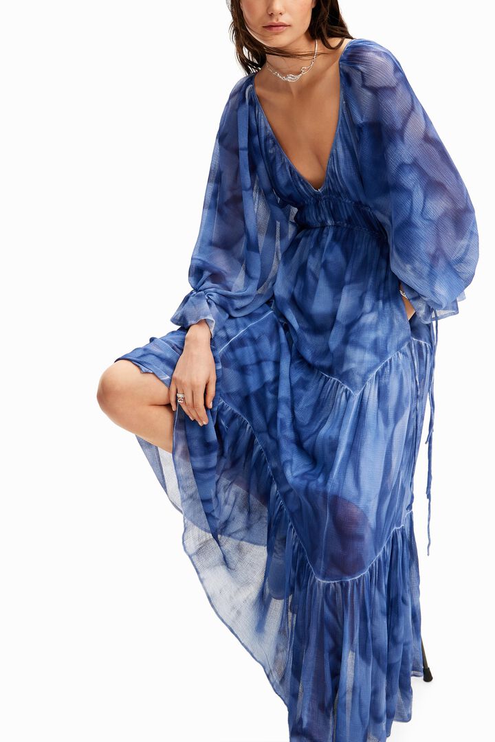 Long tie dress | Desigual