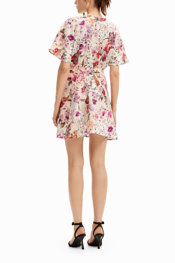 Vestido corto flores | Desigual