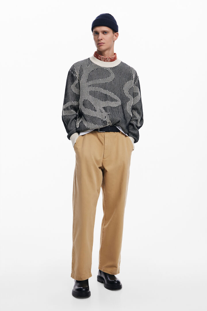 Floral Jacquard Sweater | Desigual