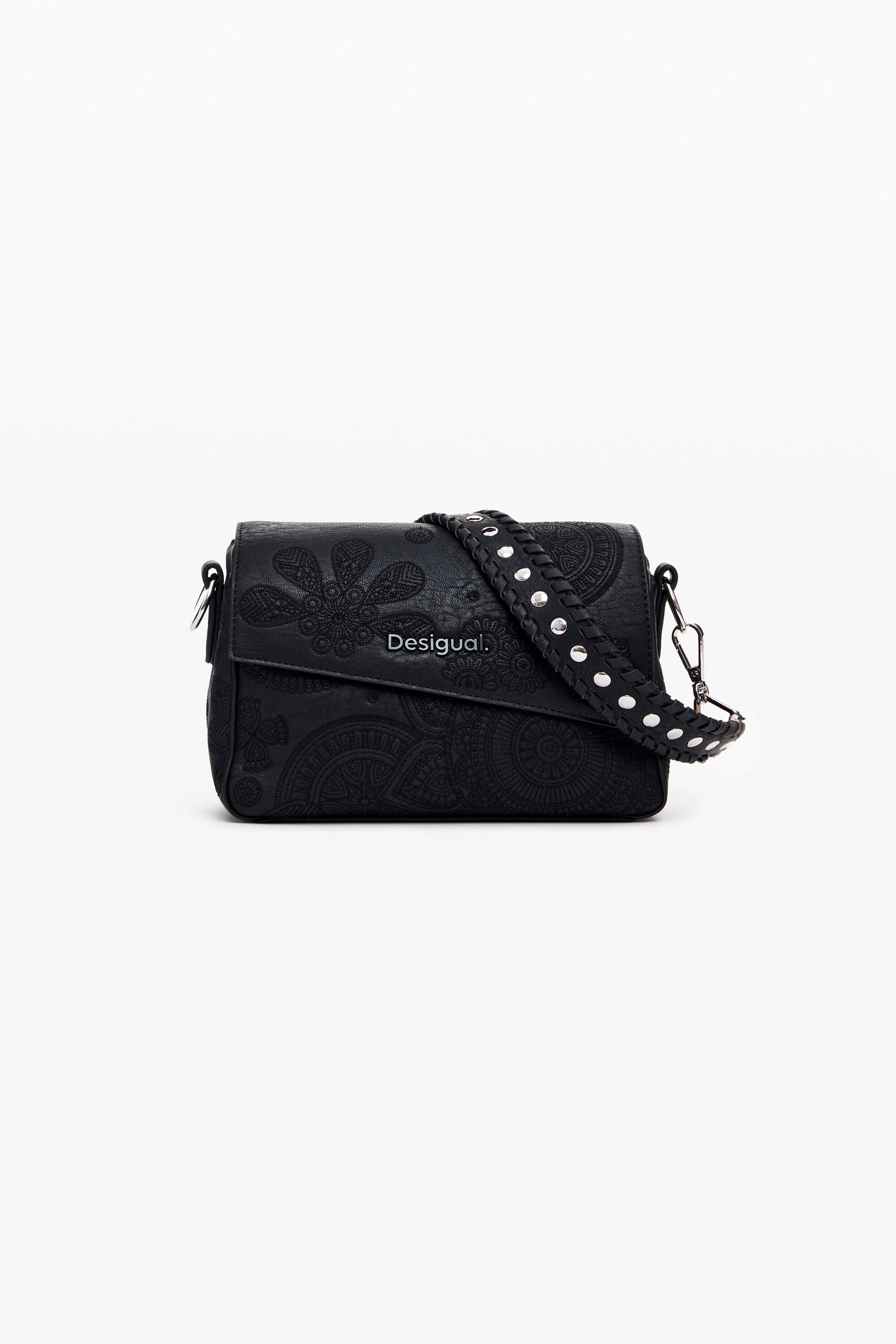 Sac M brodé de fleurs - Desigual - Modalova