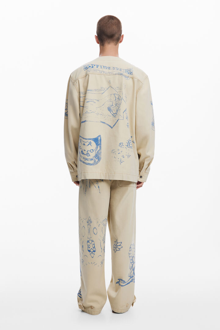 Jaqueta com estampa étnica | Desigual