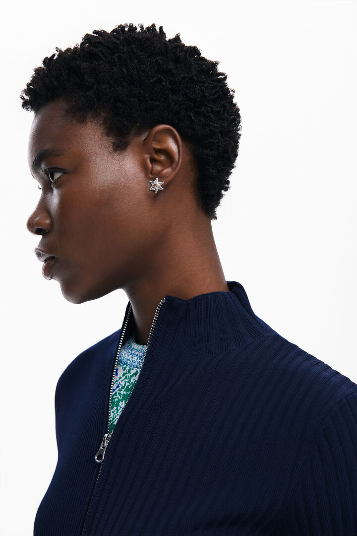 Ribbed knit sweater | Desigual