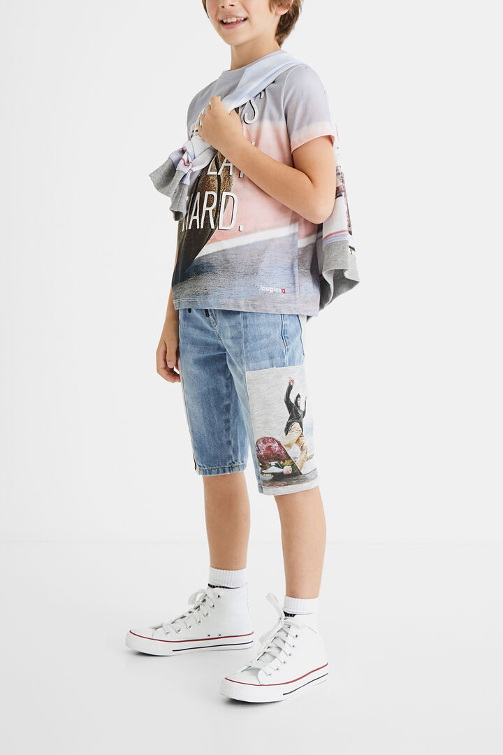 Kurze Hose Sweatstoff Jeans | Desigual