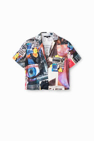 Camisa curta resort diari | Desigual
