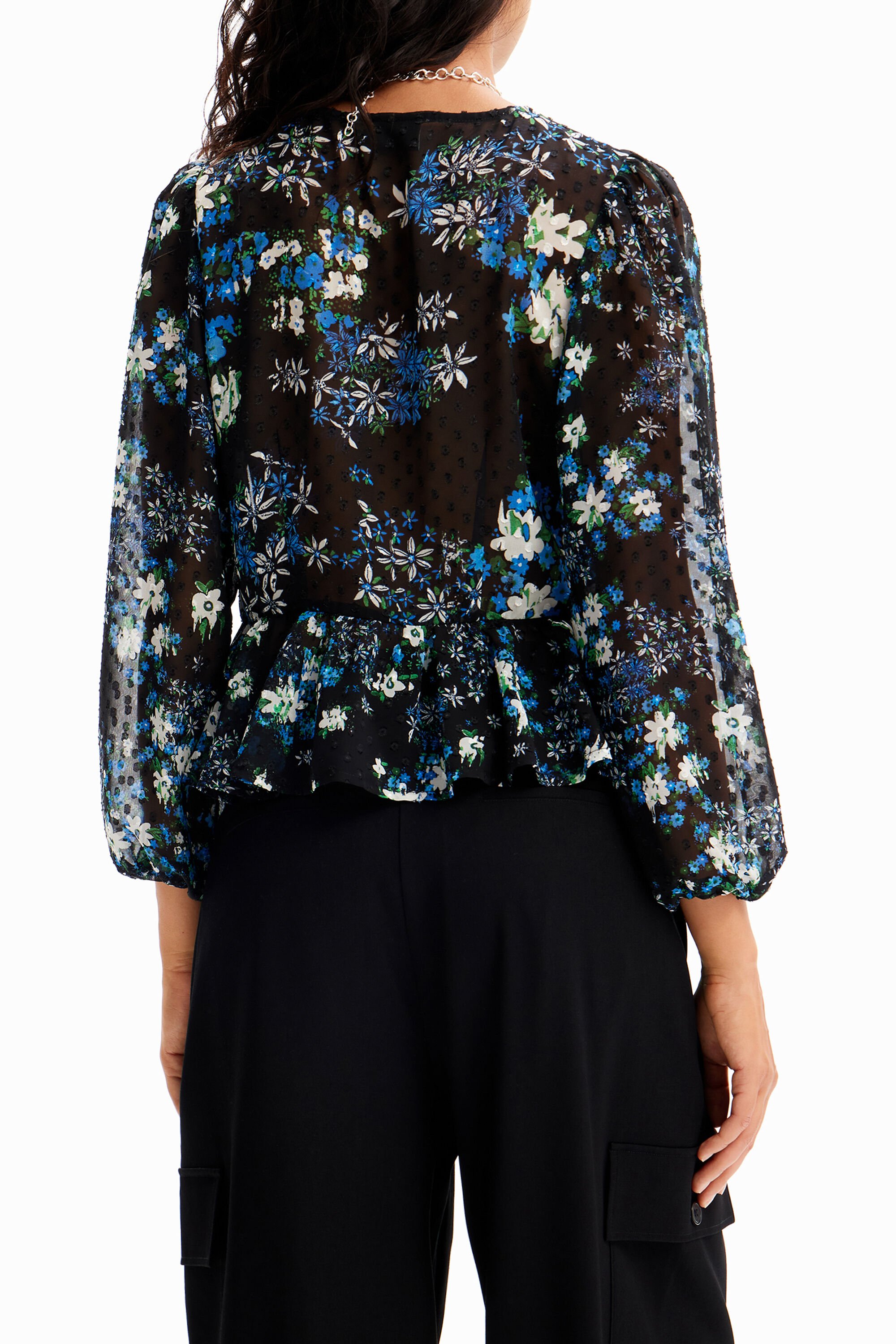 レディース 花柄 スイスドットブラウス I Desigual.com
