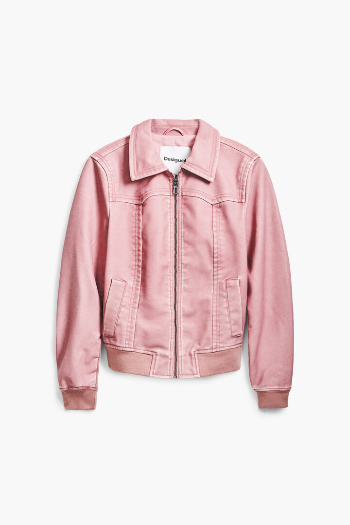 Biker bunda s efektom kože | Desigual